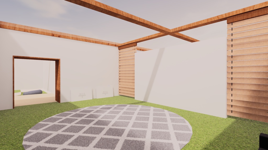 【VRChat想定】co-working1【標準ベイク版】