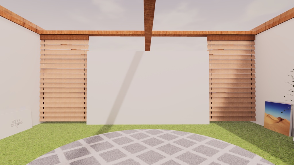 【VRChat想定】co-working1【標準ベイク版】