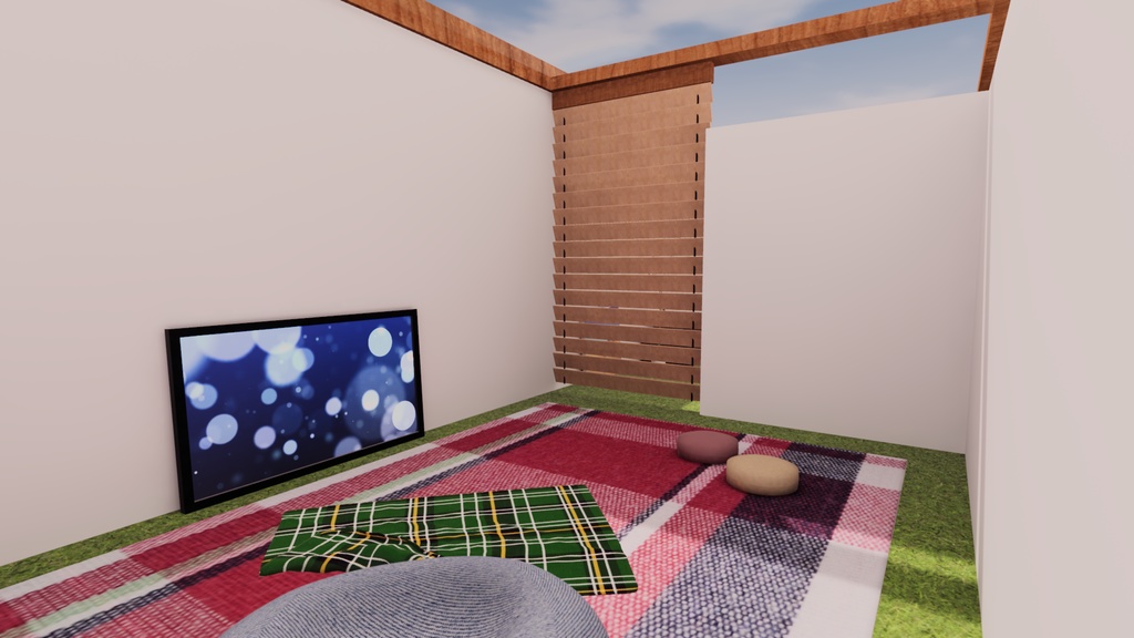 【VRChat想定】co-working1【標準ベイク版】