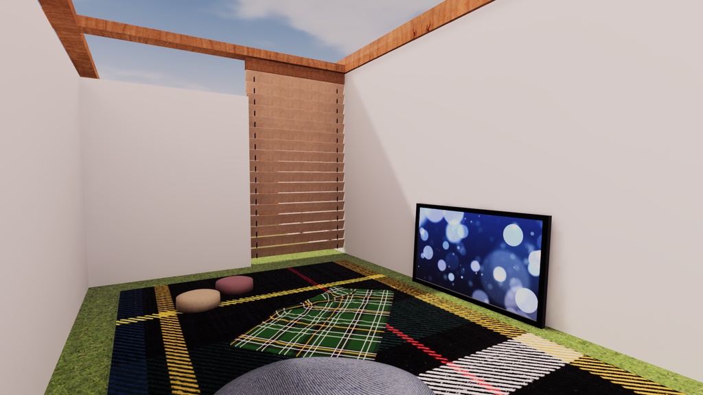 【VRChat想定】co-working1【標準ベイク版】