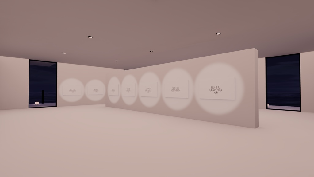 【VRChat想定】photogallery21【ワールドアセット】