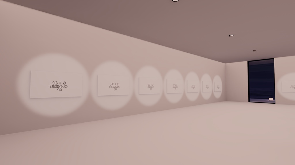 【VRChat想定】photogallery21【ワールドアセット】