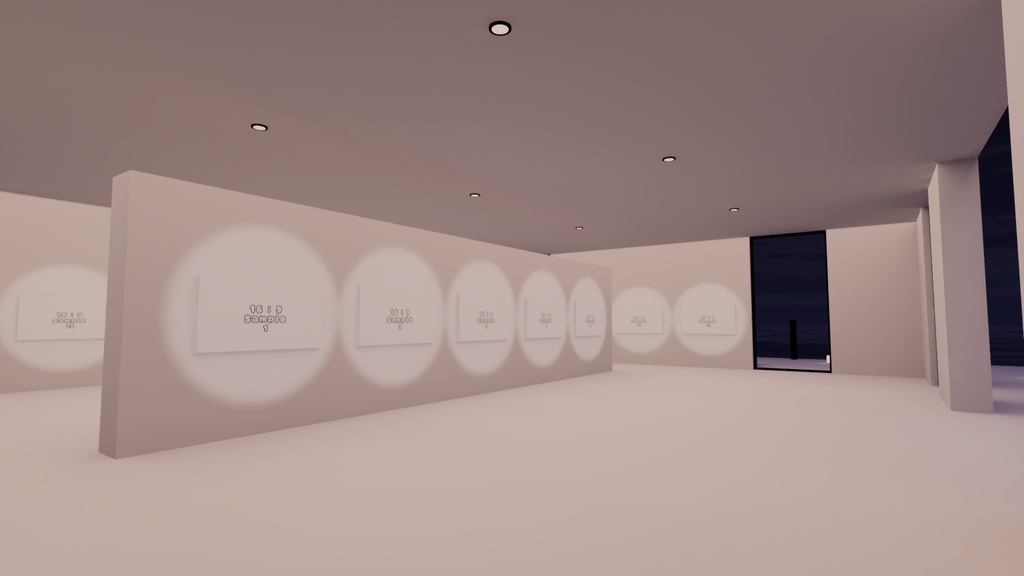 【VRChat想定】photogallery21【ワールドアセット】