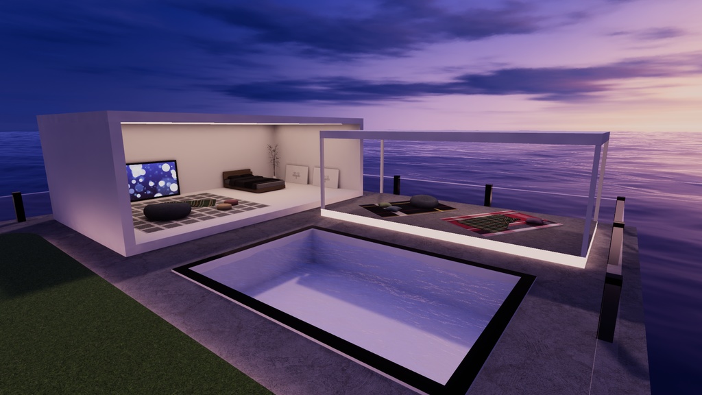 【VRChat想定】Natsuyoi2(夏宵に、さよならを。)【ワールドアセット】