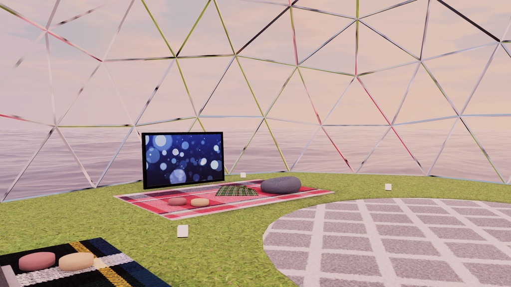 【VRChat想定】AquaDome【ワールドアセット】