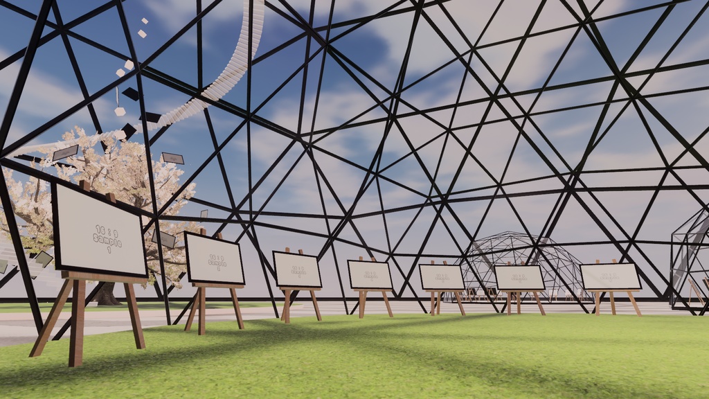 【VRChat想定】思い出と、共に。(photogallery22)【ワールドアセット】