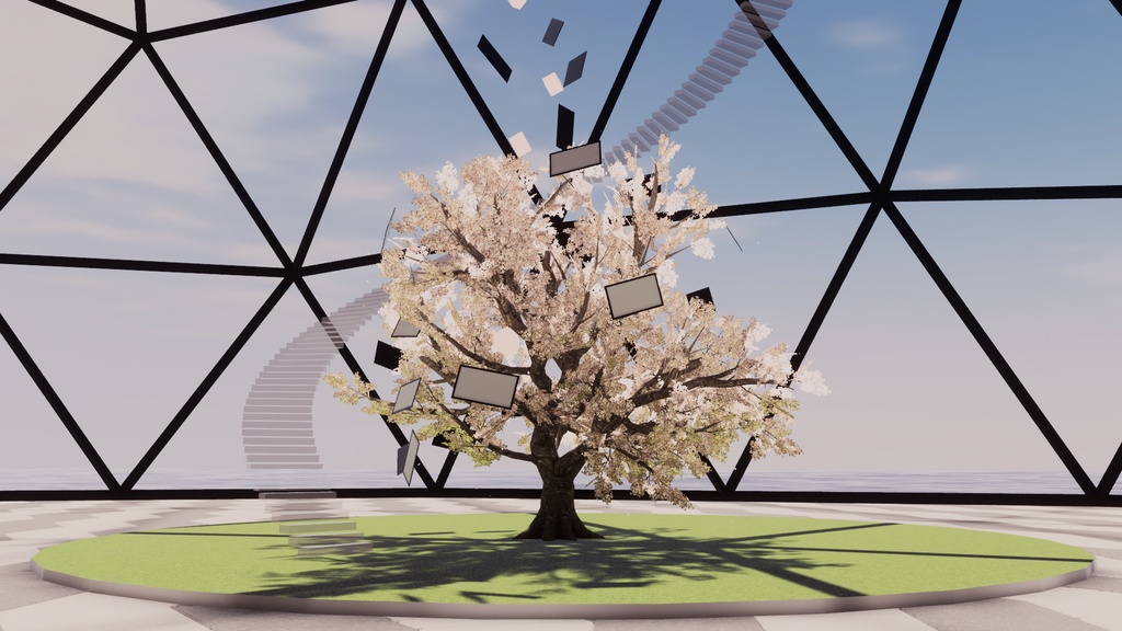 【VRChat想定】思い出と、共に。(photogallery22)【ワールドアセット】