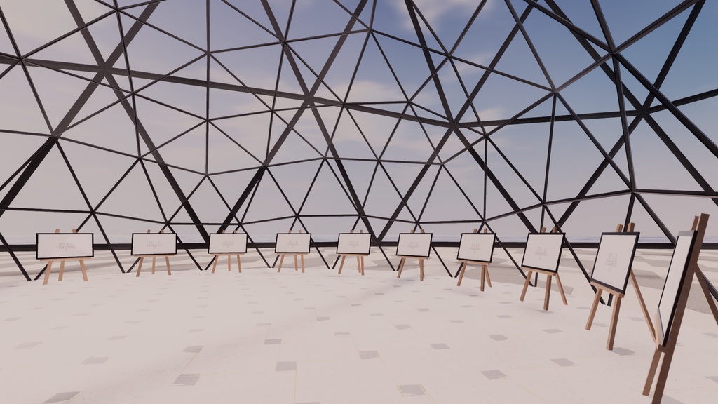 【VRChat想定】思い出と、共に。(photogallery22)【ワールドアセット】