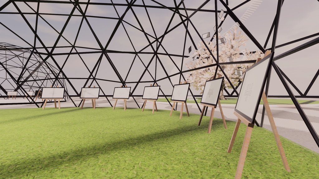 【VRChat想定】思い出と、共に。(photogallery22)【ワールドアセット】