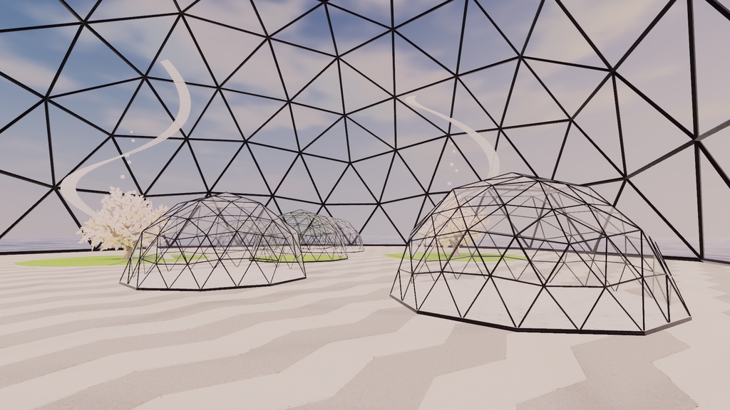 【VRChat想定】Square4 (photogallery22) 【ワールドアセット】