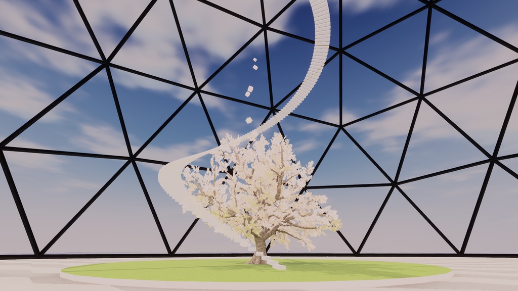 【VRChat想定】Square4 (photogallery22) 【ワールドアセット】