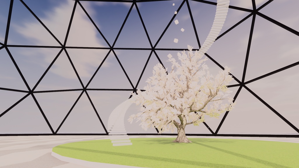 【VRChat想定】Square4 (photogallery22) 【ワールドアセット】