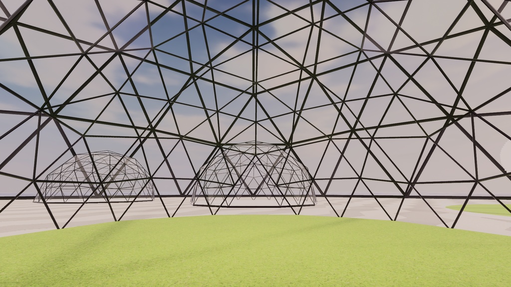 【VRChat想定】Square4 (photogallery22) 【ワールドアセット】