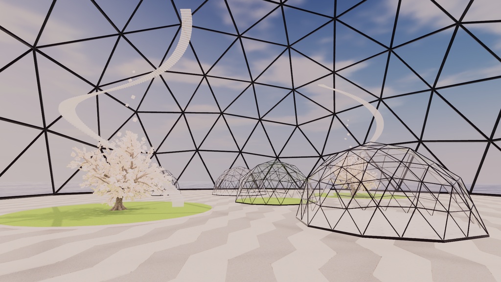 【VRChat想定】Square4 (photogallery22) 【ワールドアセット】