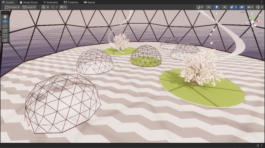 【VRChat想定】Square4 (photogallery22) 【ワールドアセット】