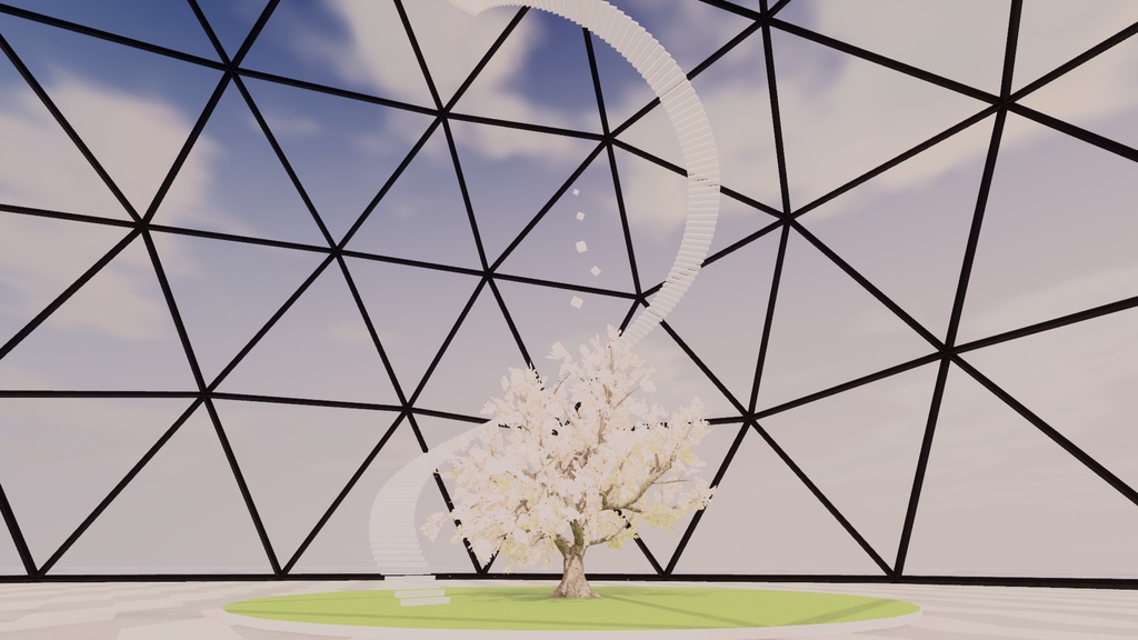 【VRChat想定】Square4 (photogallery22) 【ワールドアセット】