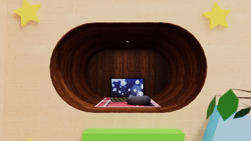 【VRChat想定】ボクタチノヒミツキチ(KidsRoom2)【ワールドアセット】