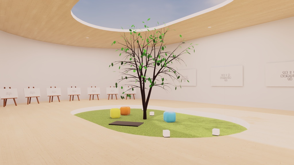 【VRChat想定】photogallery23+exhibition3【ワールドアセット】