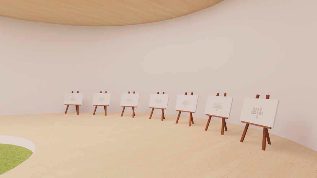 【VRChat想定】photogallery23+exhibition3【ワールドアセット】
