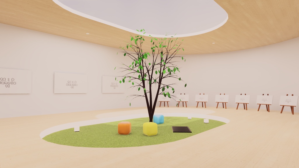 【VRChat想定】photogallery23+exhibition3【ワールドアセット】