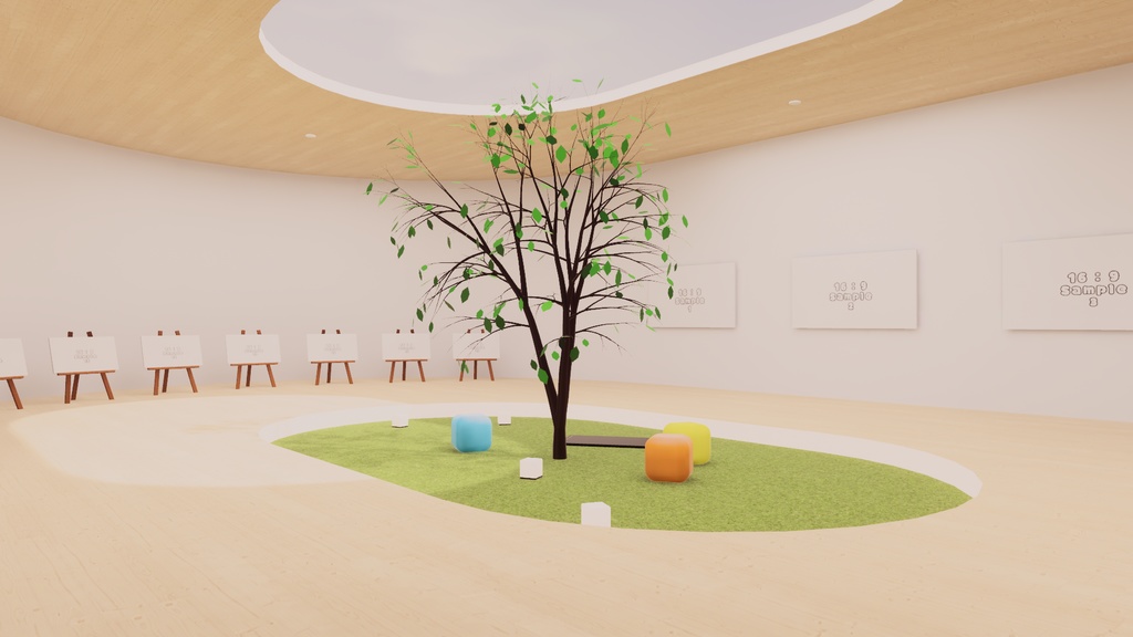 【VRChat想定】photogallery23+exhibition3【ワールドアセット】