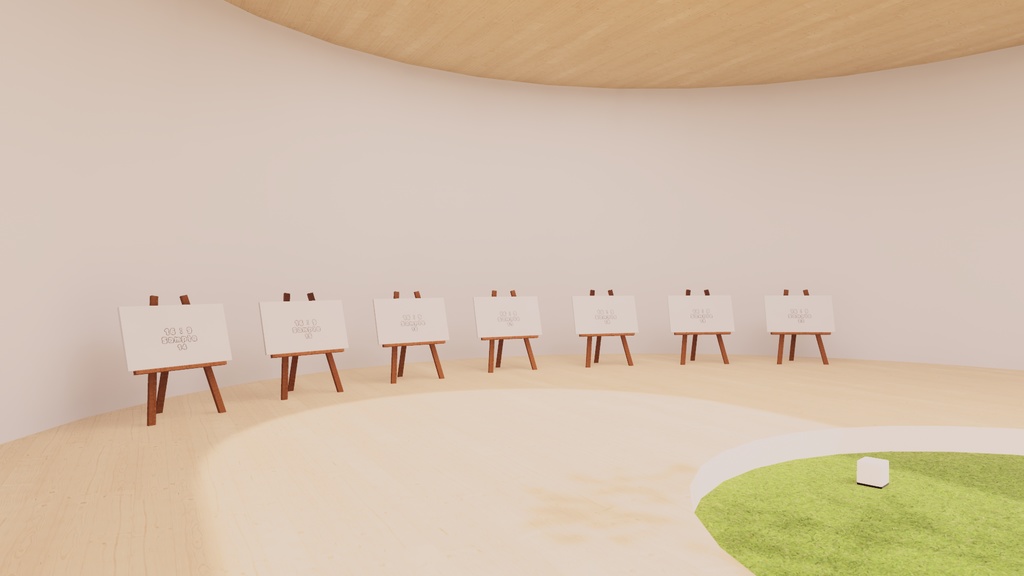 【VRChat想定】photogallery23+exhibition3【ワールドアセット】