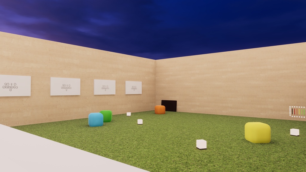 【VRChat想定】Birthday1 【お誕生日ワールド製作支援アセット】