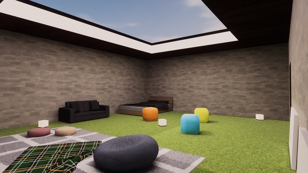 【VRChat想定】MemoryHouse6【ワールドアセット】