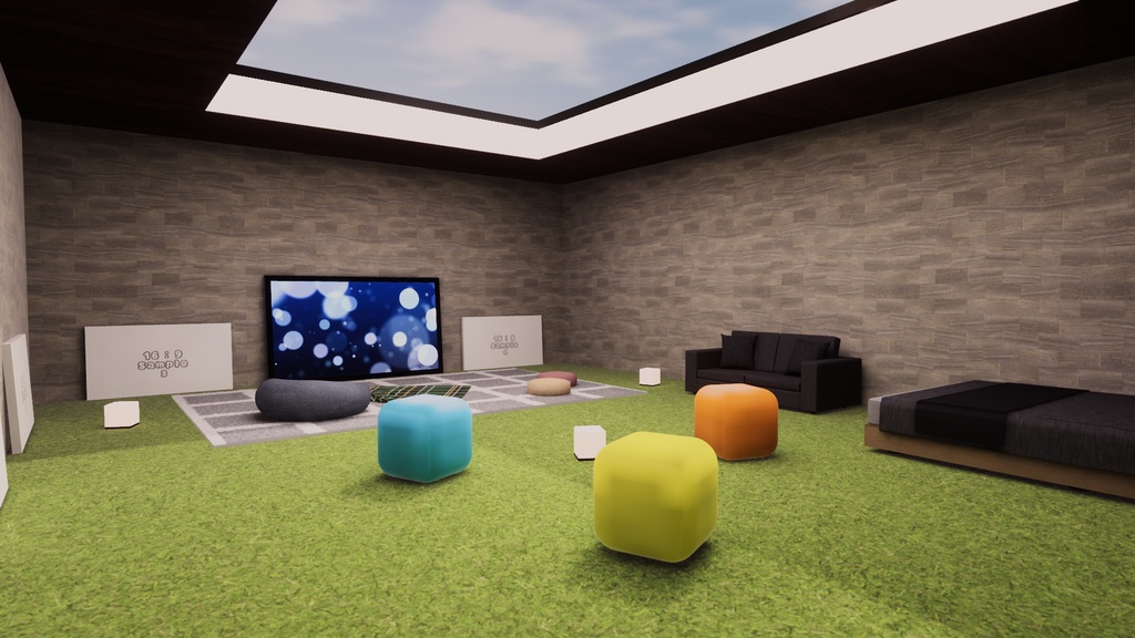 【VRChat想定】MemoryHouse6【ワールドアセット】