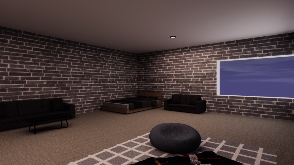 【VRChat想定】Apartment14【ワールドアセット】