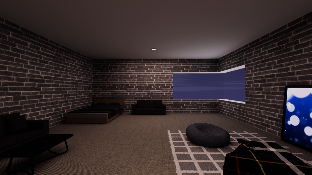 【VRChat想定】Apartment14【ワールドアセット】