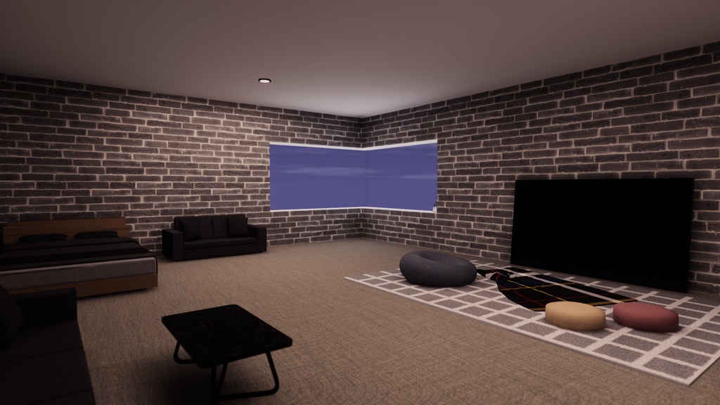 【VRChat想定】Apartment14【ワールドアセット】