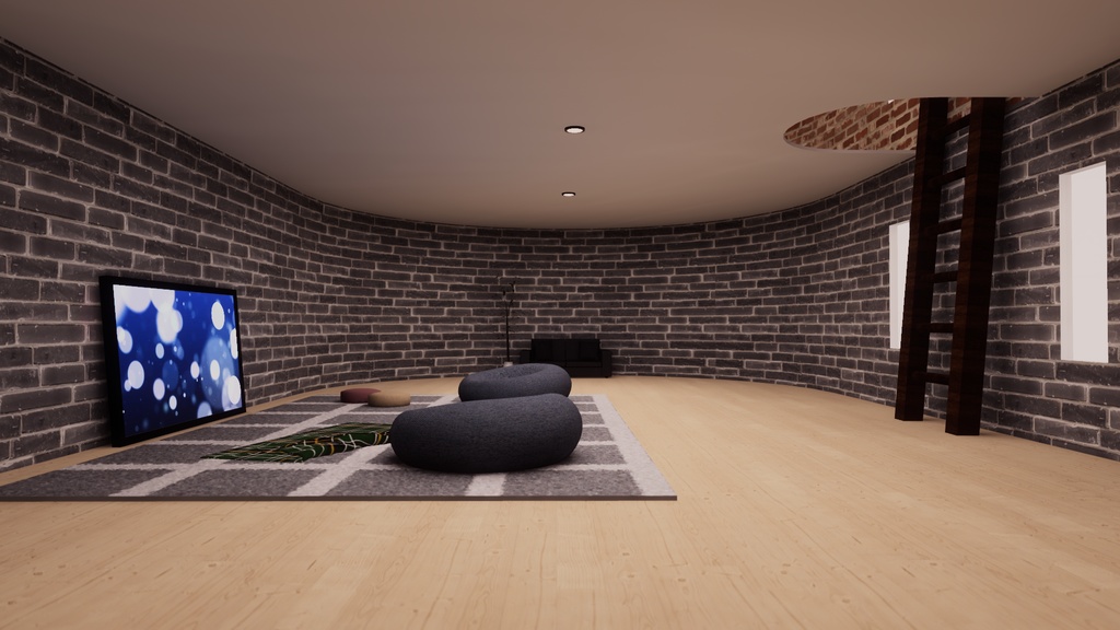 【VRChat想定】Apartment15【ワールドアセット】