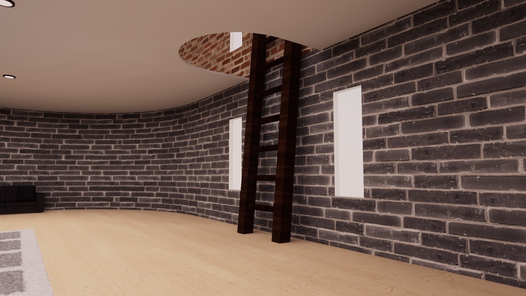 【VRChat想定】Apartment15【ワールドアセット】