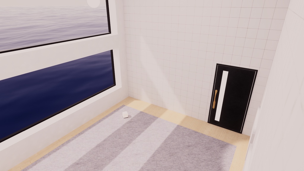 【VRChat想定】Apartment16【ワールドアセット】