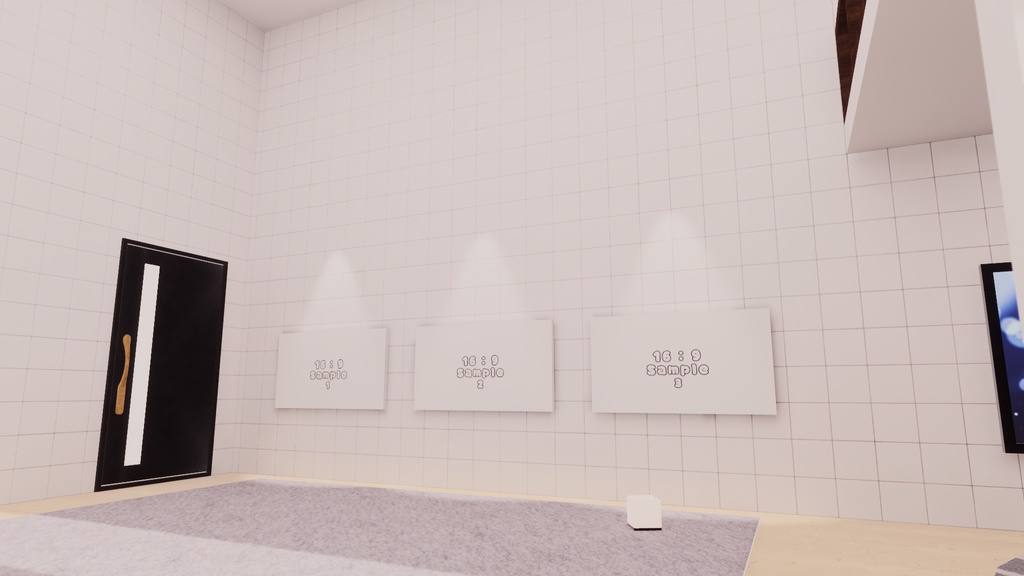 【VRChat想定】Apartment16【ワールドアセット】