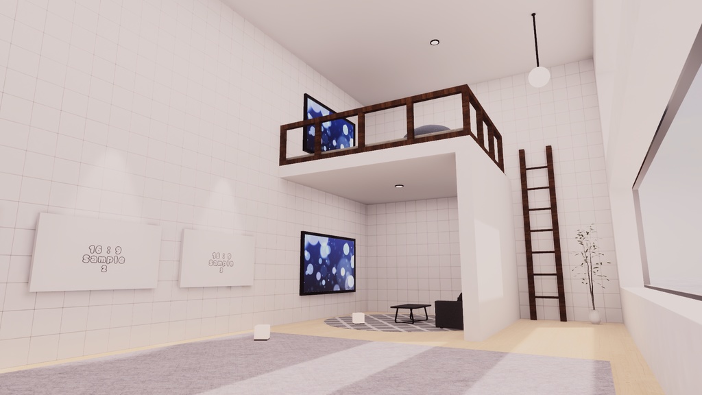 【VRChat想定】Apartment16【ワールドアセット】