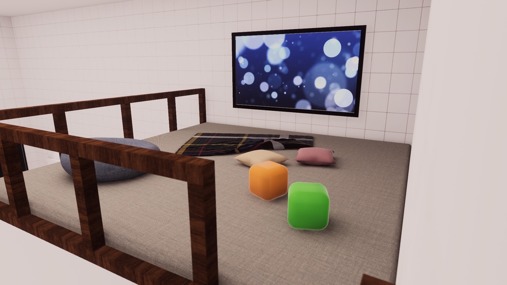 【VRChat想定】Apartment16【ワールドアセット】