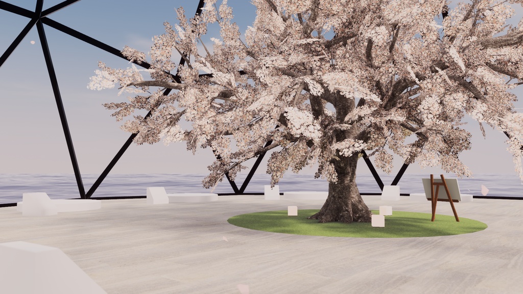 【VRChat想定】exhibition4【ワールドアセット】