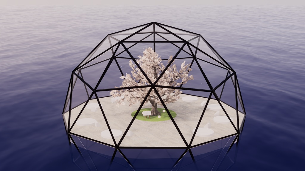 【VRChat想定】exhibition4【ワールドアセット】