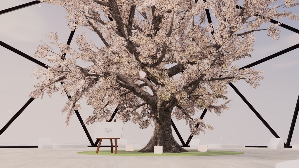 【VRChat想定】exhibition4【ワールドアセット】