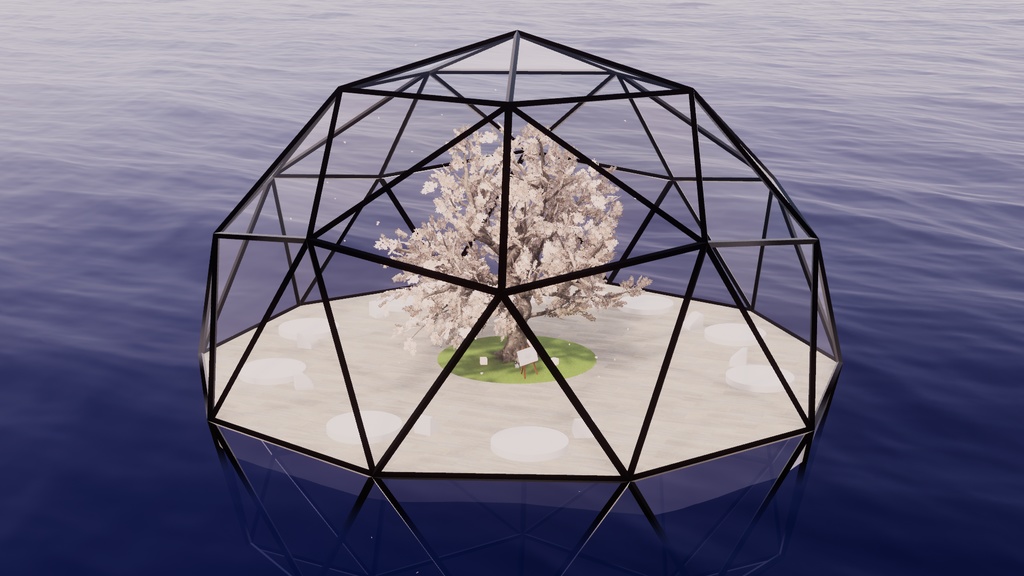 【VRChat想定】exhibition4【ワールドアセット】