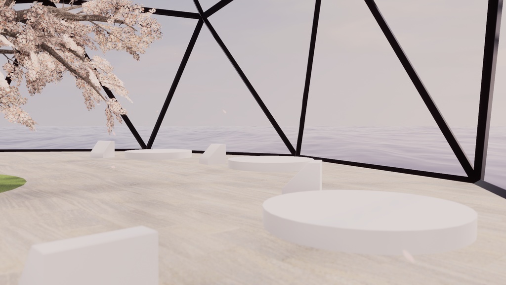 【VRChat想定】exhibition4【ワールドアセット】