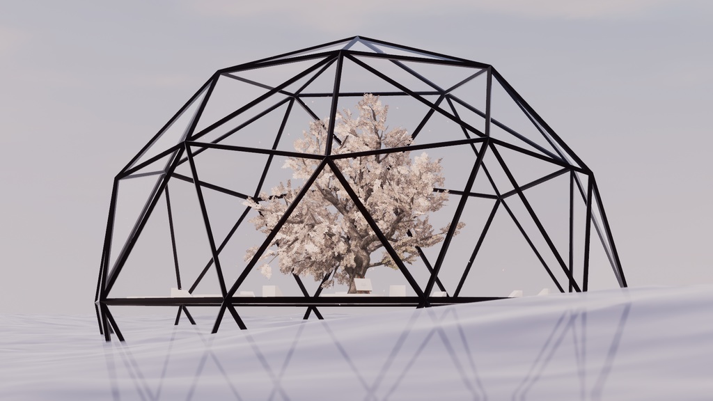 【VRChat想定】exhibition4【ワールドアセット】