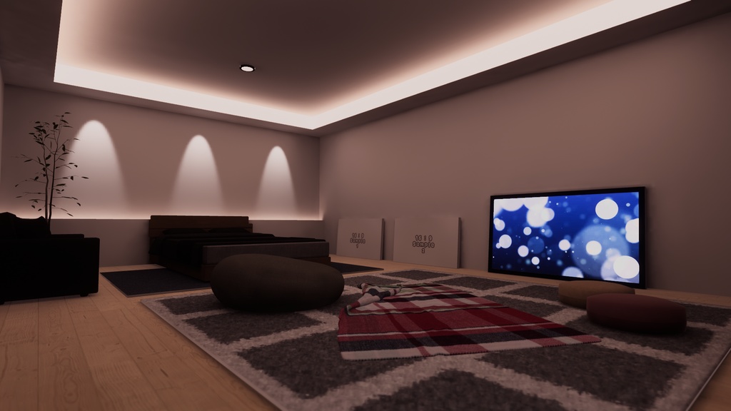 【VRChat想定】Nest4【ワールドアセット】