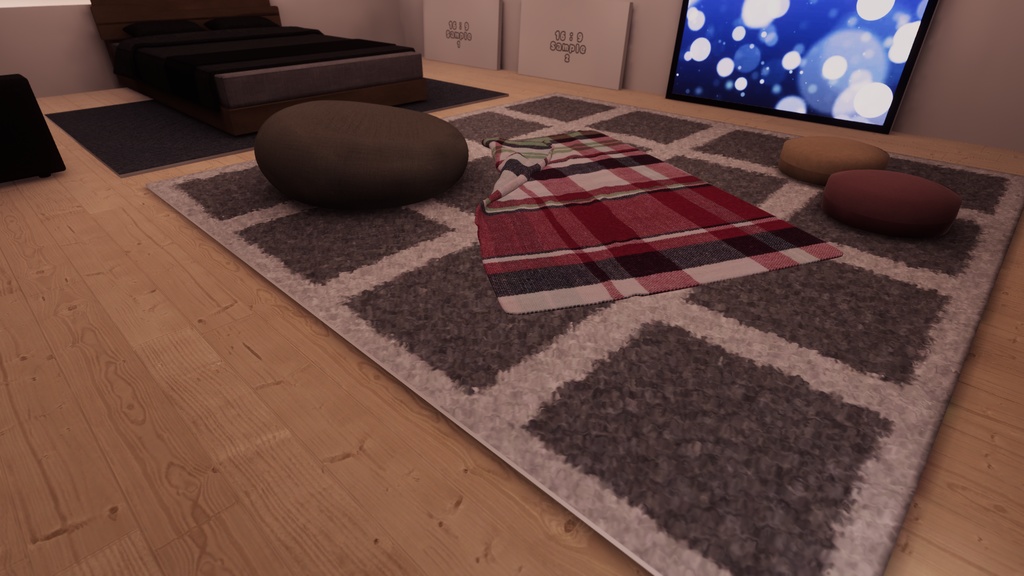 【VRChat想定】Nest4【ワールドアセット】