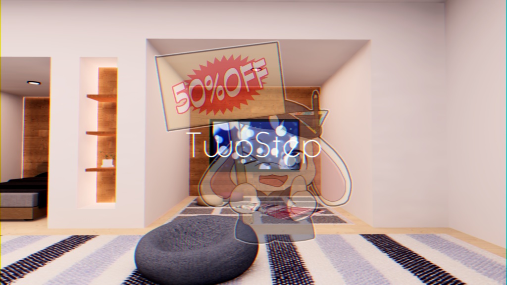 【VRChat想定】TwoStep【12/12-14半額セール中!】