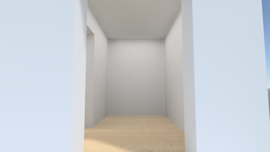 【VRChat想定】屋外ワールド作ってる時空いた空間にポン置きしておくといい感じの建物2(Simple02)【ワールドアセット】