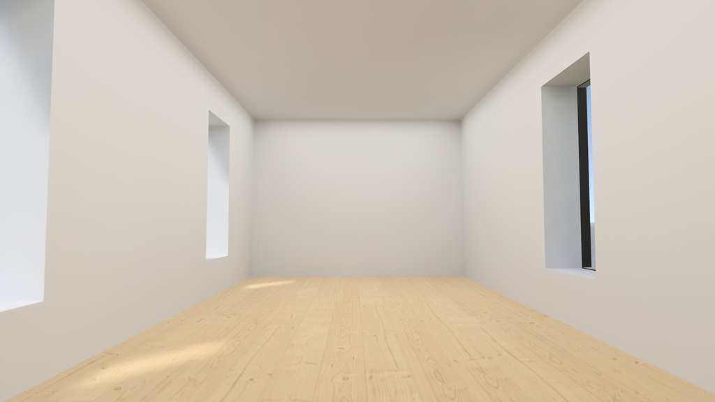 【VRChat想定】屋外ワールド作ってる時空いた空間にポン置きしておくといい感じの建物2(Simple02)【ワールドアセット】