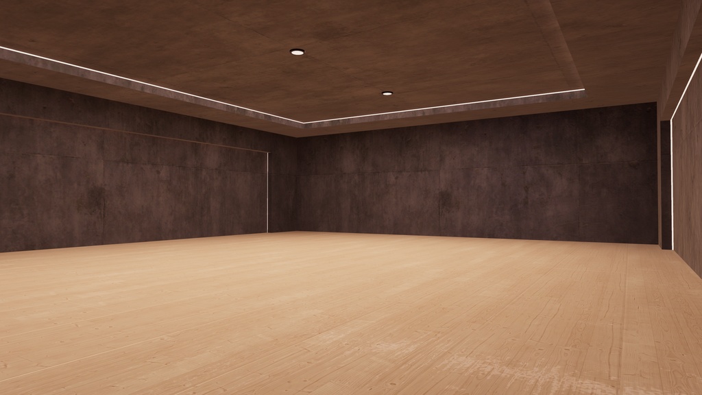 【VRChat想定】DanceRoom1【ワールドアセット】